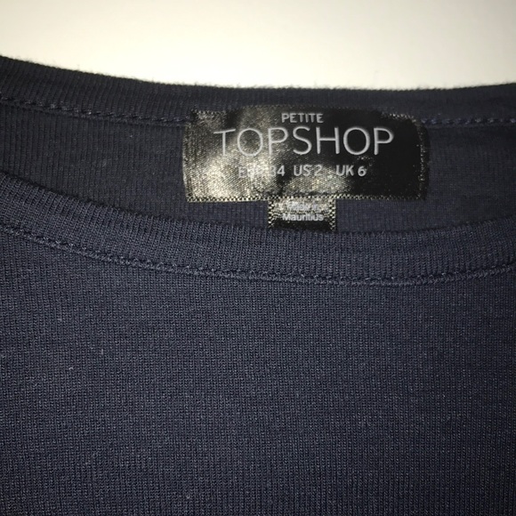 🌌 Topshop ruffle crop top long sleeve - Picture 2 of 4